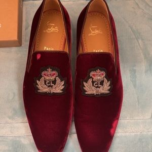 Red Christian Louboutin beautiful men shoes for sale. Worn once .